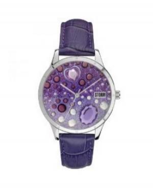 Женские Fashion Кварцевый Часы STORM Gemi Violet Фиолетовый Dial 38mm