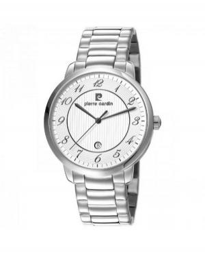 Men Fashion Classic Quartz Analog Watch PIERRE CARDIN PC106311F07 Silver Dial 42mm