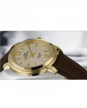 Mężczyźni klasyczny Szwajcar kwarcowy analogowe Zegarek BISSET BSCD58GIGX05BX Żółty Dial 44mm