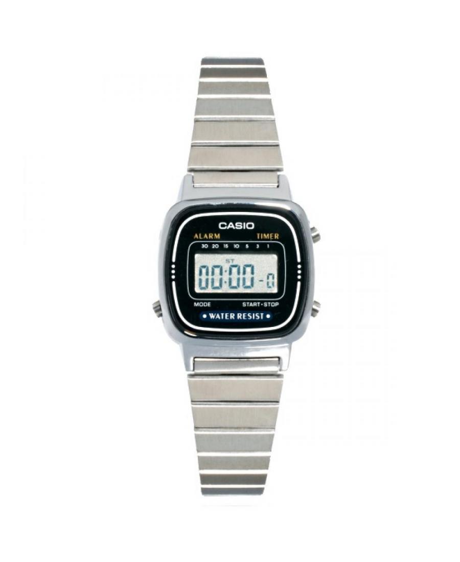 Women Functional Japan Quartz Digital Watch Alarm CASIO LA670WEA-1EF Black Dial 25mm