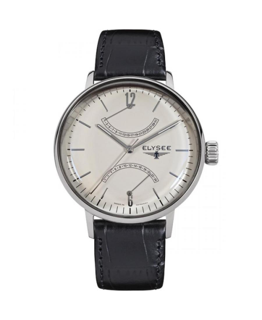 Men Germany Classic Quartz Watch Elysee ELS-13270 White Dial