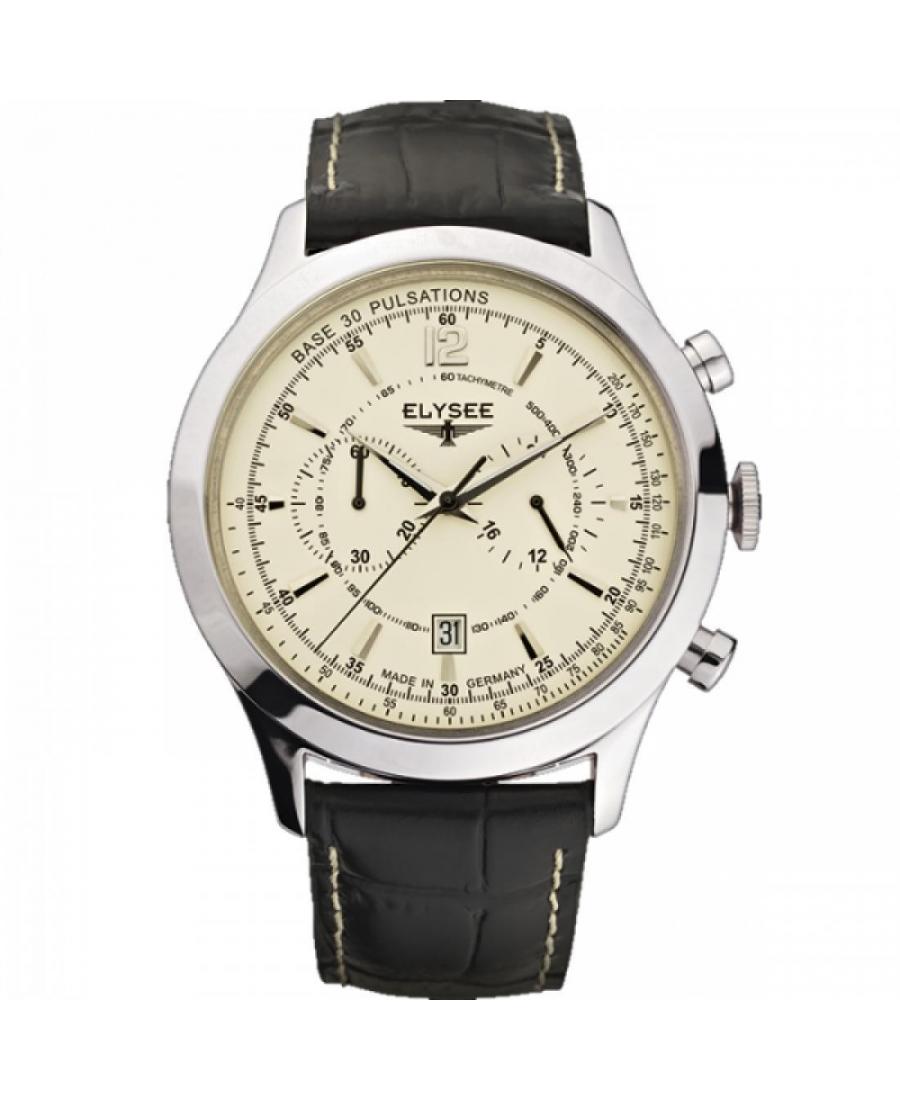 Mężczyźni Niemcy klasyczny kwarcowy Zegarek Elysee ELS-18003 Biały Wybierz