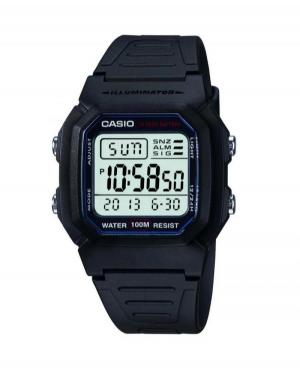 Men Japan Sports Functional Quartz Watch Casio W-800H-1AVES Black Dial