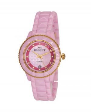 Women Swiss Fashion Classic Quartz Watch Bisset BSPD67GIRM03BX Pink Dial