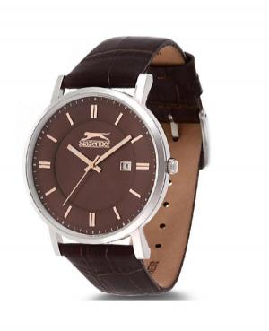 Men Fashion Quartz Watch Slazenger SL.9.777.1.Y2 Brown Dial