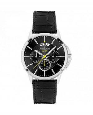 Mężczyźni sportowy kwarcowy analogowe Zegarek Chronograf JACQUES LEMANS 1-1542A Czarny Dial 42mm