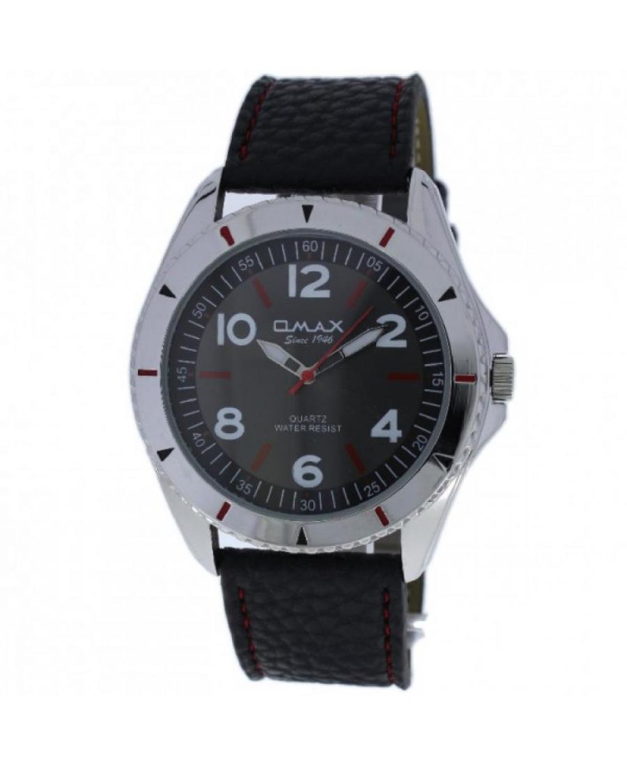 Мужские Классические Кварцевый Аналоговый Часы OMAX 00VXL021IB02 Серый Dial 46mm