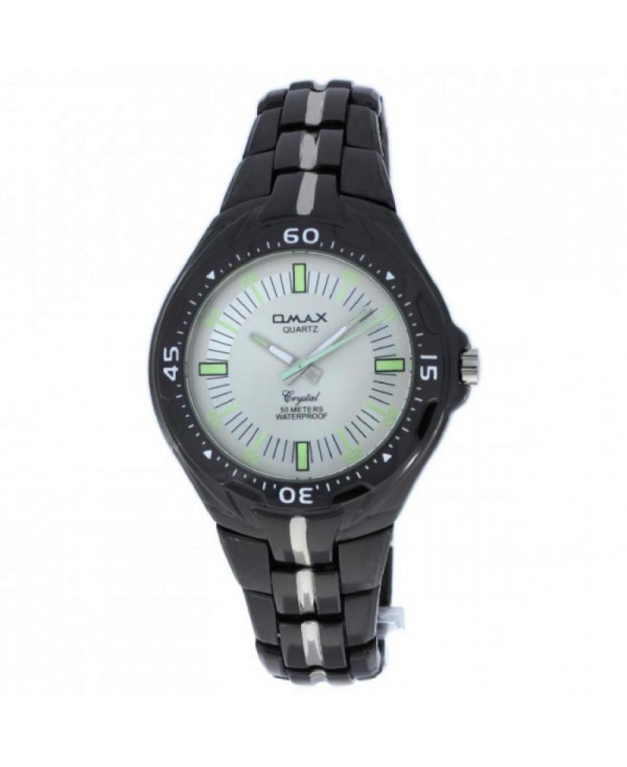 Mężczyźni klasyczny kwarcowy analogowe Zegarek OMAX DBA233E068 Szary Dial 56mm