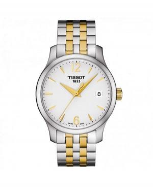 Women Classic Swiss Quartz Watch TISSOT T063.210.22.037.00 Grey Dial 33mm