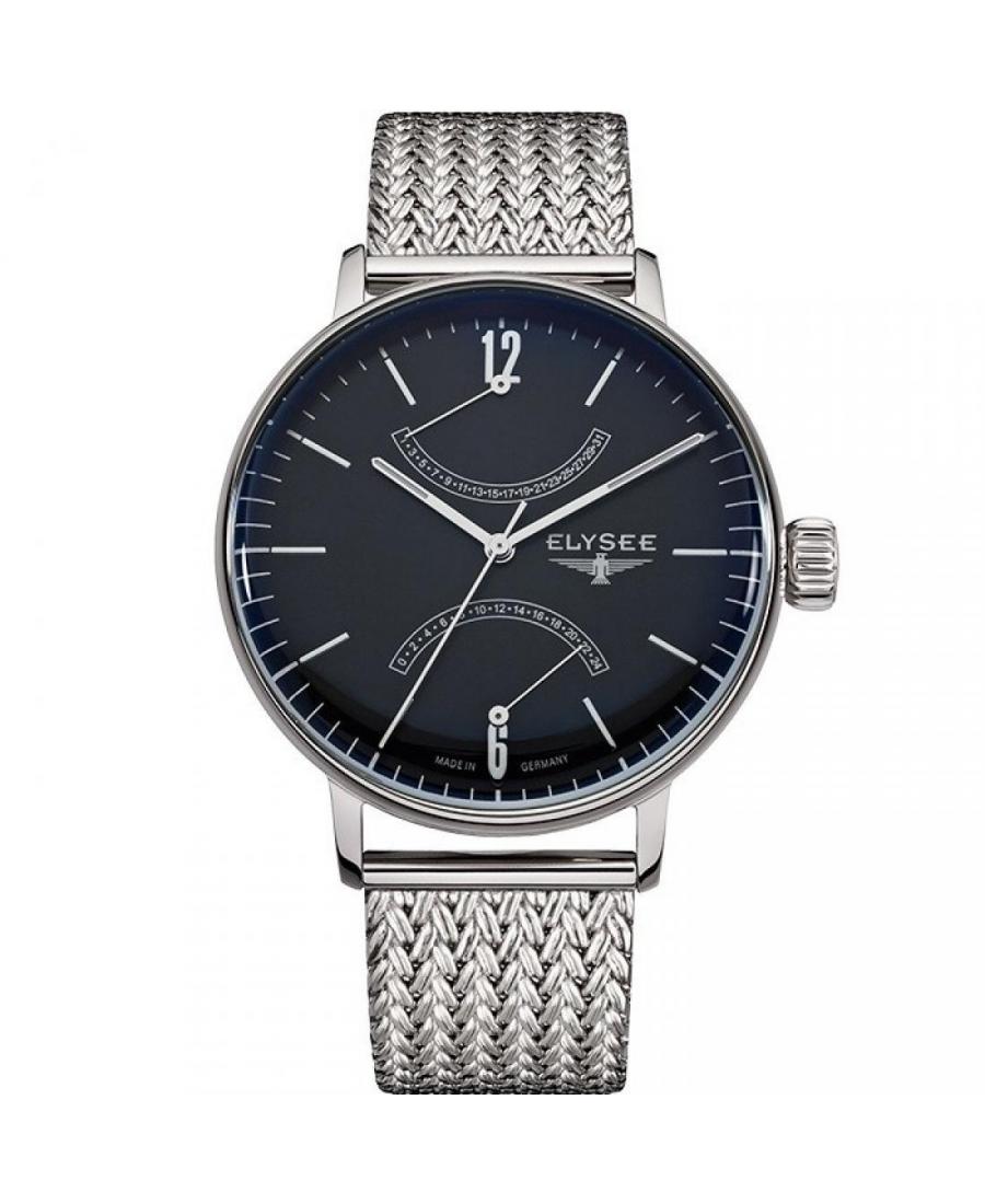Mężczyźni klasyczny kwarcowy analogowe Zegarek ELYSEE ELS-13276M Czarny Dial 42mm