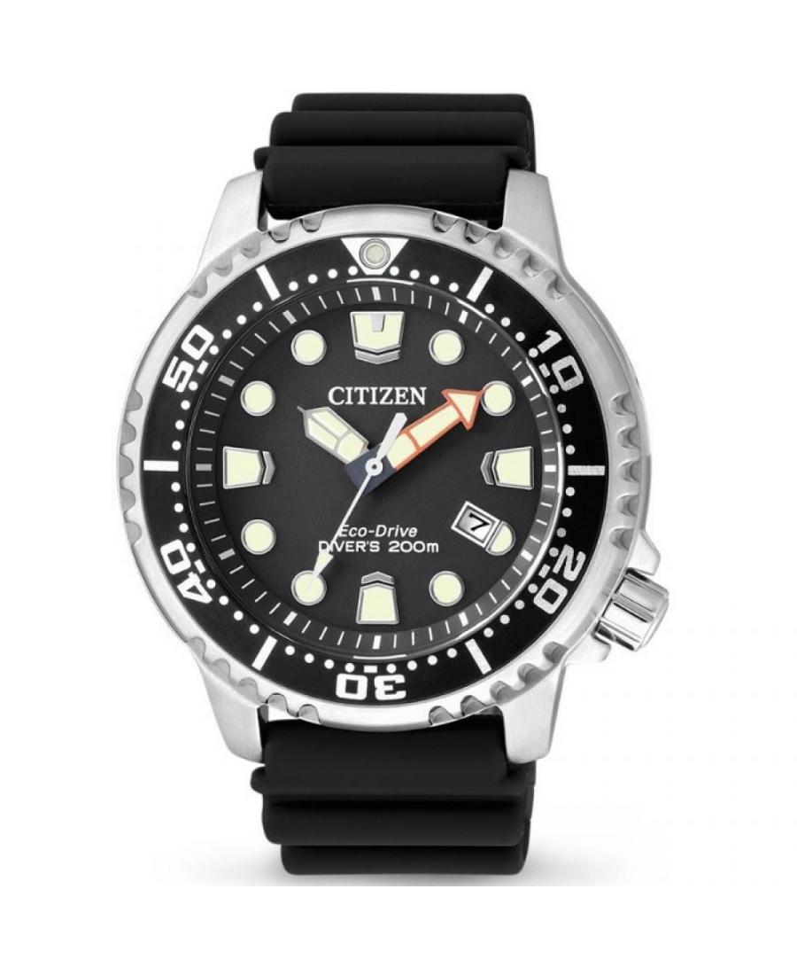 Мужские Diver Японские Eco-Drive Аналоговый Часы CITIZEN BN0150-10E Черный Dial 42mm