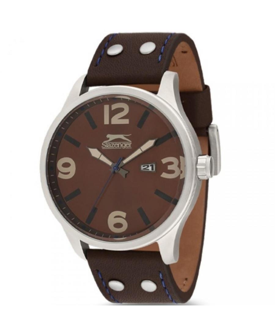 Men Fashion Quartz Watch Slazenger SL.9.1193.1.05 Brown Dial