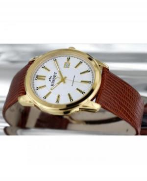 Mężczyźni Szwajcar klasyczny kwarcowy Zegarek Bisset BSCC98GISX03B1 Biały Wybierz