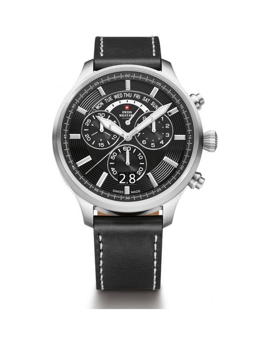 Men Swiss Fashion Quartz Watch SM34038.04 Black Dial