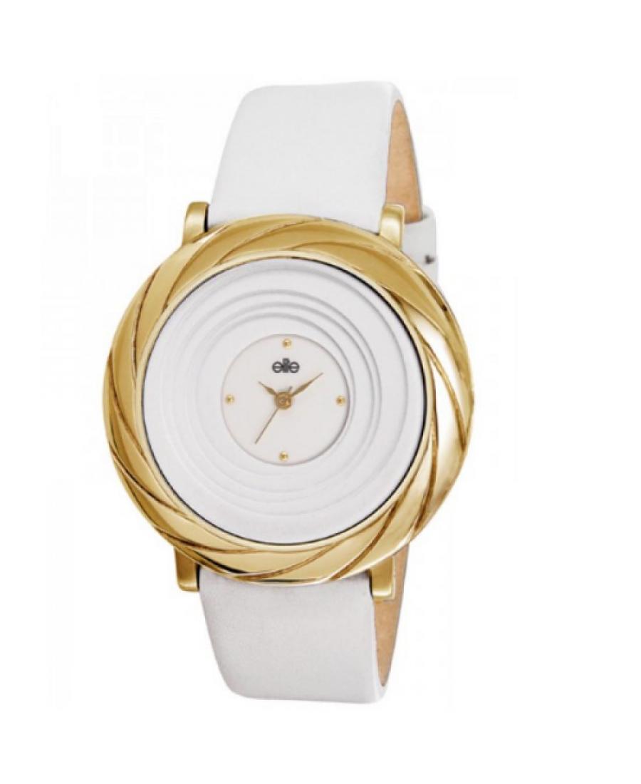 Kobiety Moda klasyczny kwarcowy analogowe Zegarek E53302G-101 Biały Dial 42mm