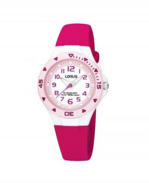 Women Sports Japan Quartz Analog Watch LORUS R2339DX-9 Pink Dial 30mm