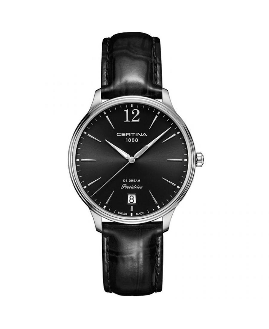 Women Swiss Fashion Quartz Watch Certina C021.810.16.057.00 Black Dial