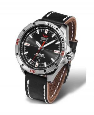 Mężczyźni Moda Diver automatyczny analogowe Zegarek VOSTOK EUROPE NH35A-320A258 Czarny Dial 47mm