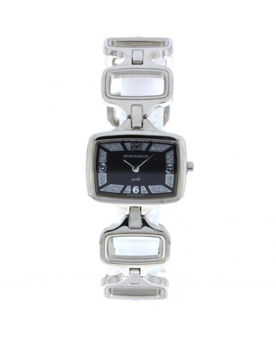 Kobiety klasyczny kwarcowy analogowe Zegarek RM0346 LW BK Czarny Dial 20mm