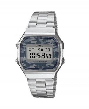 Men Functional Japan Quartz Digital Watch Alarm CASIO A168WEC-1EF Multicolor Dial 37mm