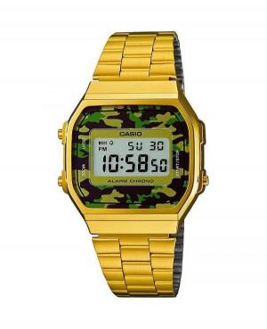 Men Japan Functional Quartz Watch Casio A168WEGC-3EF Multicolor Dial