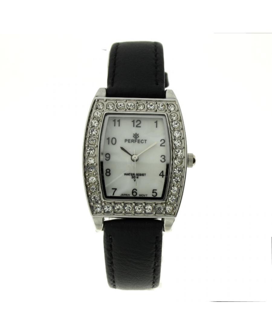 Women Fashion Quartz Analog Watch PERFECT PRF-K07-046 Mother of Pearl Dial 38.5mm