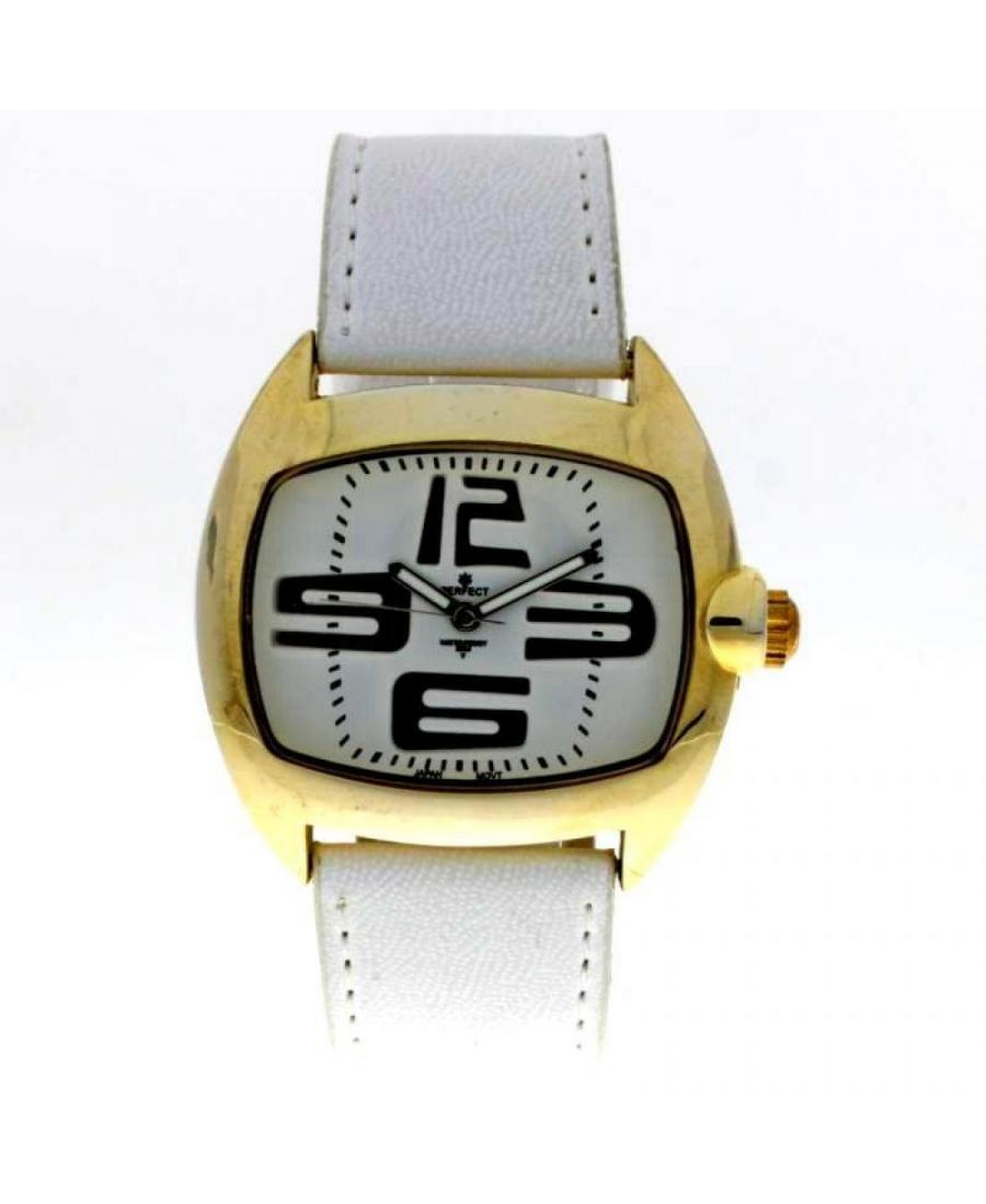 Kobiety Moda kwarcowy analogowe Zegarek PERFECT PRF-K07-040 Biały Dial 35.4mm