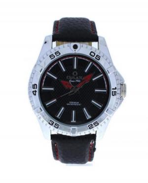 Men Classic Quartz Analog Watch OMAX OAS215IR02 Black Dial 44mm