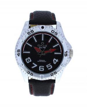 Mężczyźni klasyczny kwarcowy analogowe Zegarek OMAX OAS215IR12 Czarny Dial 45mm