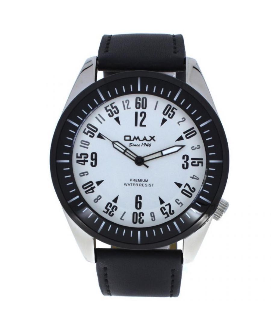 Mężczyźni klasyczny kwarcowy analogowe Zegarek OMAX LC04A62A Srebrna Dial 47mm