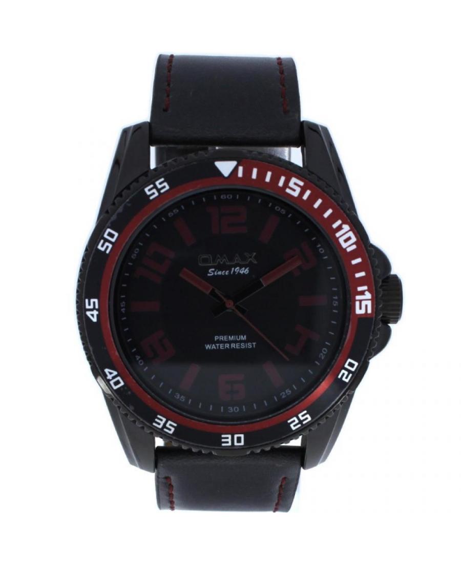 Mężczyźni klasyczny kwarcowy analogowe Zegarek OMAX KA01M22A Czarny Dial 48mm