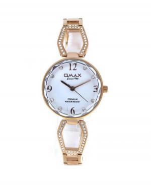 Kobiety klasyczny kwarcowy analogowe Zegarek OMAX GB02R38A Biały Dial 30mm