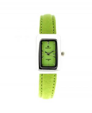 Женские Fashion Классические Кварцевый Аналоговый Часы PERFECT PRF-K01-024 Зелёный Dial 28.7mm