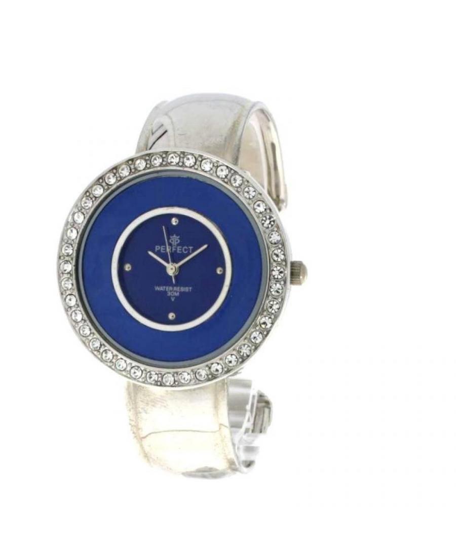 Kobiety Moda kwarcowy analogowe Zegarek PERFECT PRF-K09-088 Niebieska Dial 38.5mm