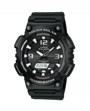 Men Sports Functional Japan Eco-Drive analogue-digital Watch Timer CASIO AQ-S810W-1AVEF Black Dial 52mm