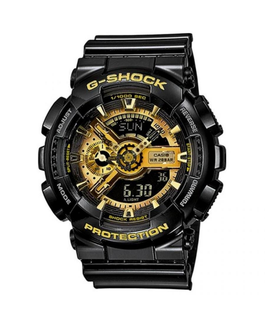 Мужские Спортивные Многофункциональные Diver Японские Кварцевый Цифровой Часы Timer CASIO GA-110GB-1AER G-Shock Цвет золота Dial