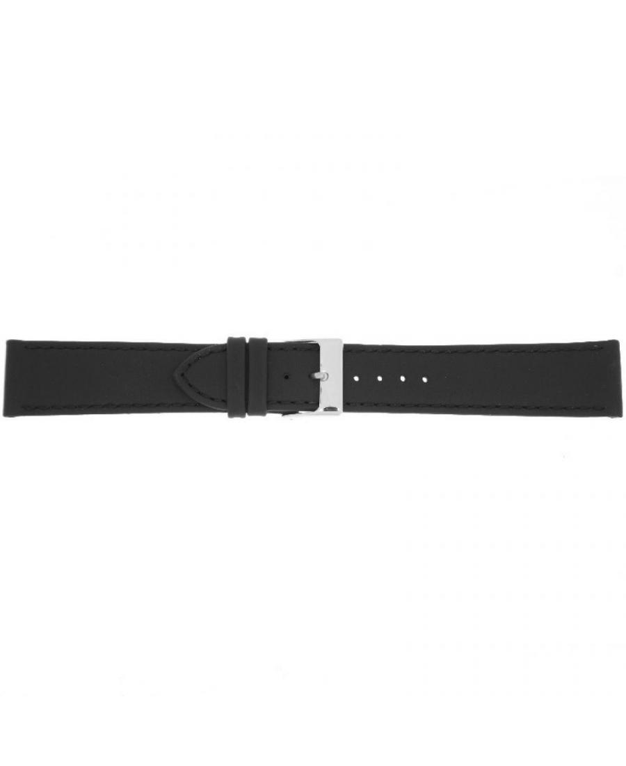 Watch Strap CONDOR Calf Strap 124R.01.18.W Skóra czarny Skórzany Czarny 18 mm