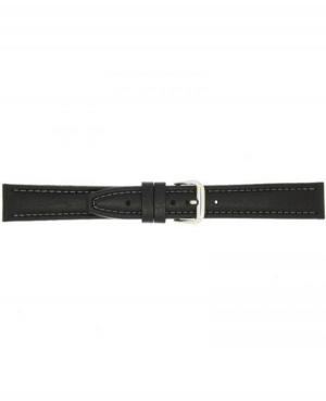 Watch Strap CONDOR Calf Extra Long 062L.01.20.W Skóra czarny Skórzany Czarny 20 mm