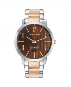 Men Fashion Classic Quartz Watch Pierre Cardin PC106981F18 Brown Dial
