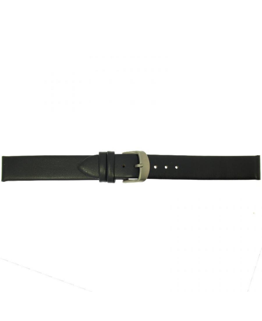 Watch Strap CONDOR Mat Calf Strap 605R.01.16.T Black 16 mm