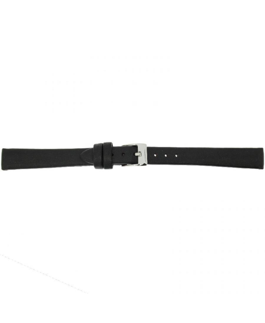 Watch Strap CONDOR Satin 322R.01.12.W Textile Black 12 mm
