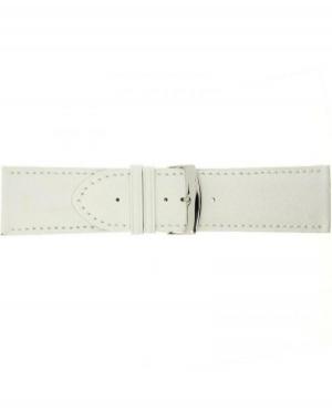 Watch Strap CONDOR Calf Leather 306R.09.26.W Skóra Skórzany Biały 26 mm