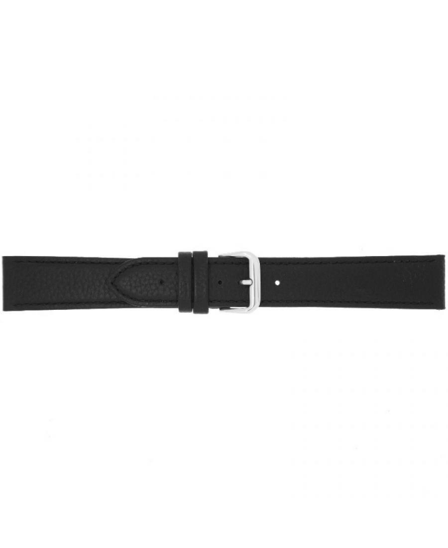 Watch Strap CONDOR Genuine Calf Extra Long 054L.01.18.W Black 18 mm