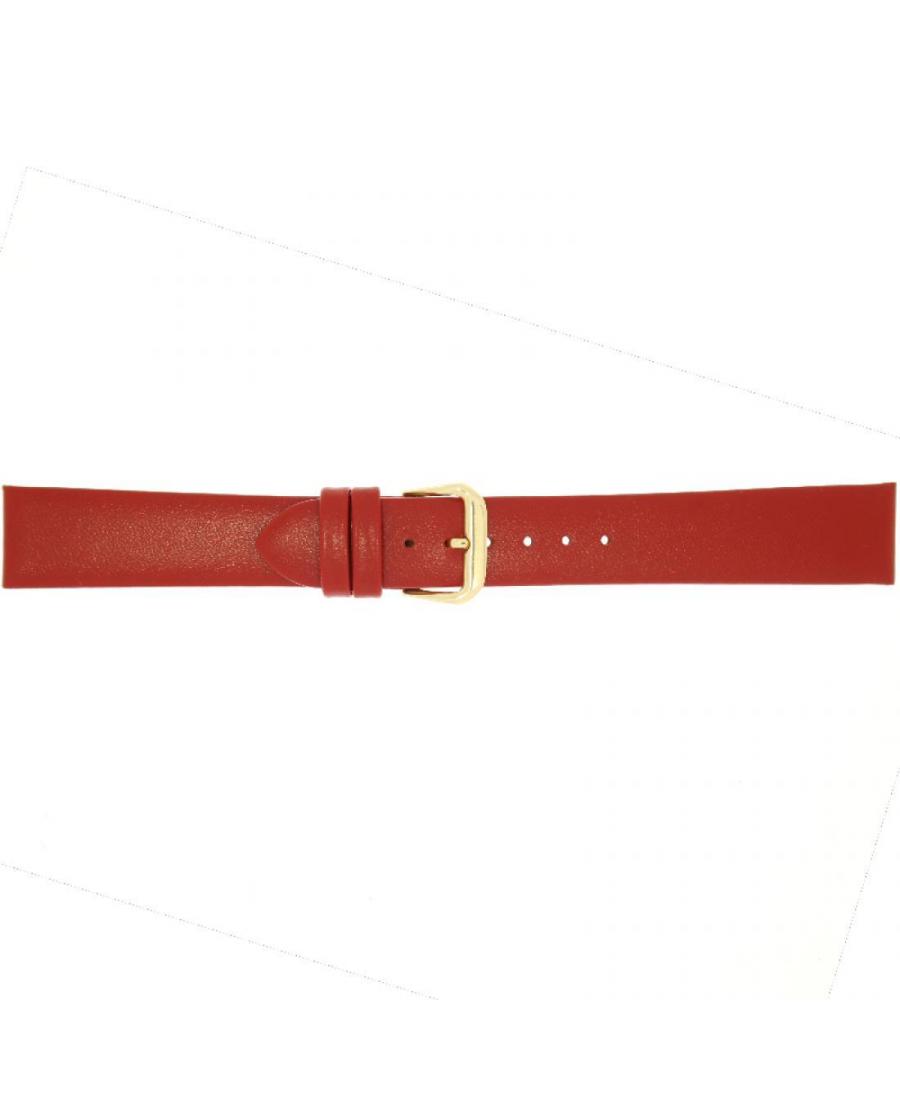 Watch Strap CONDOR Calf Leather 241R.06.18.Y Red 18 mm