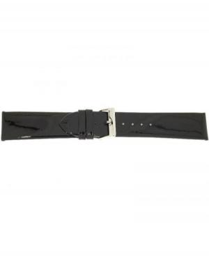 Watch Strap CONDOR Patent Leather 669R.01.18.W Skóra czarny Skórzany Czarny 18 mm
