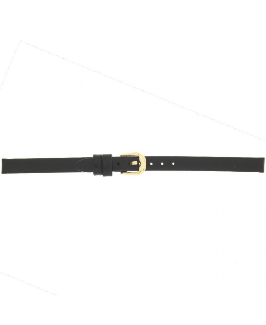 Watch Strap CONDOR Calf Leather 241R.01.10.Y Skóra czarny Skórzany Czarny 10 mm