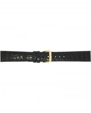 Ремешок для часов CONDOR Croco Grain Watch Strap 244R.01.20.Y Кожа Чёрный 20 мм