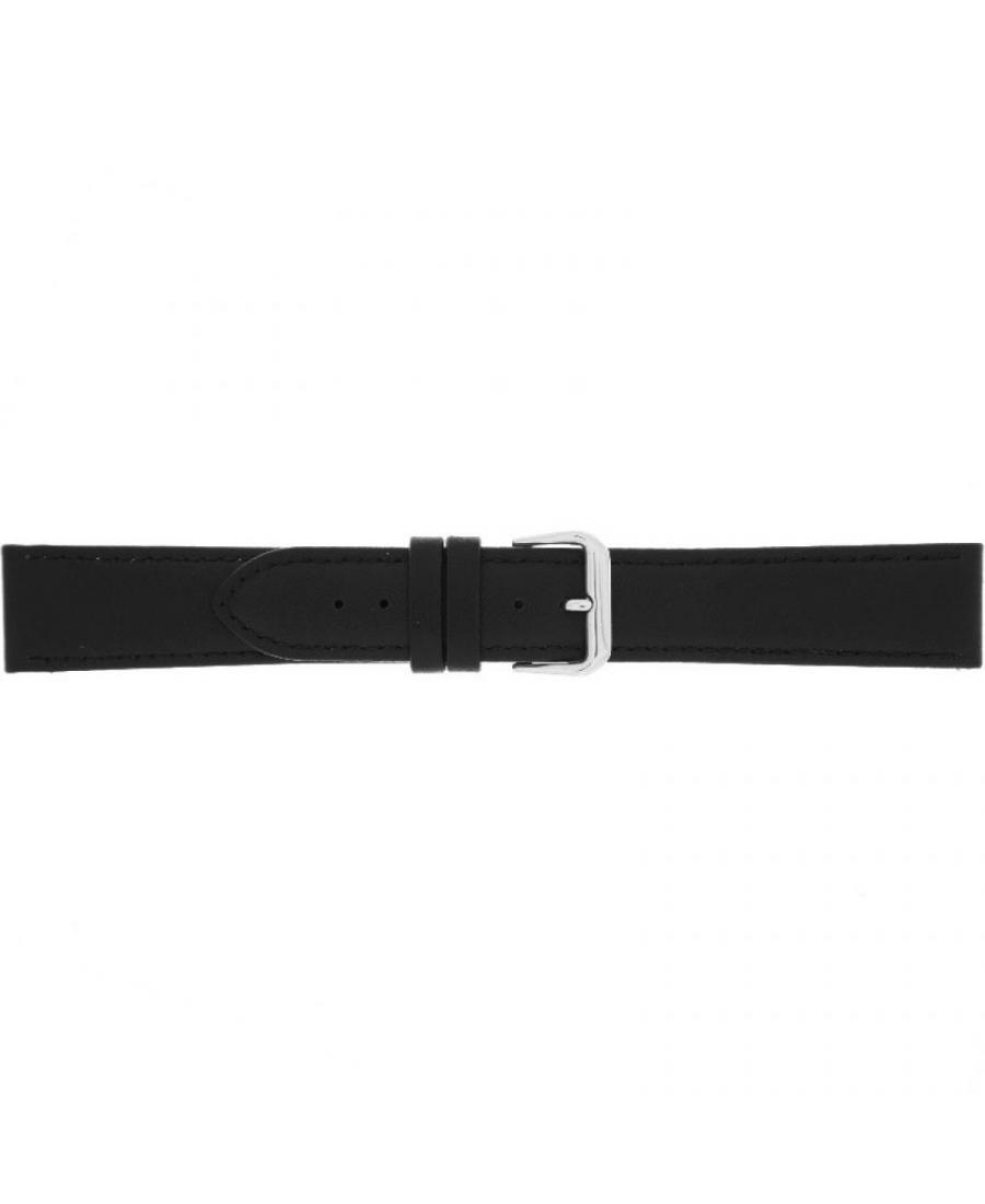 Watch Strap CONDOR Calf Strap 306R.01.16.W Skóra czarny Skórzany Czarny 16 mm