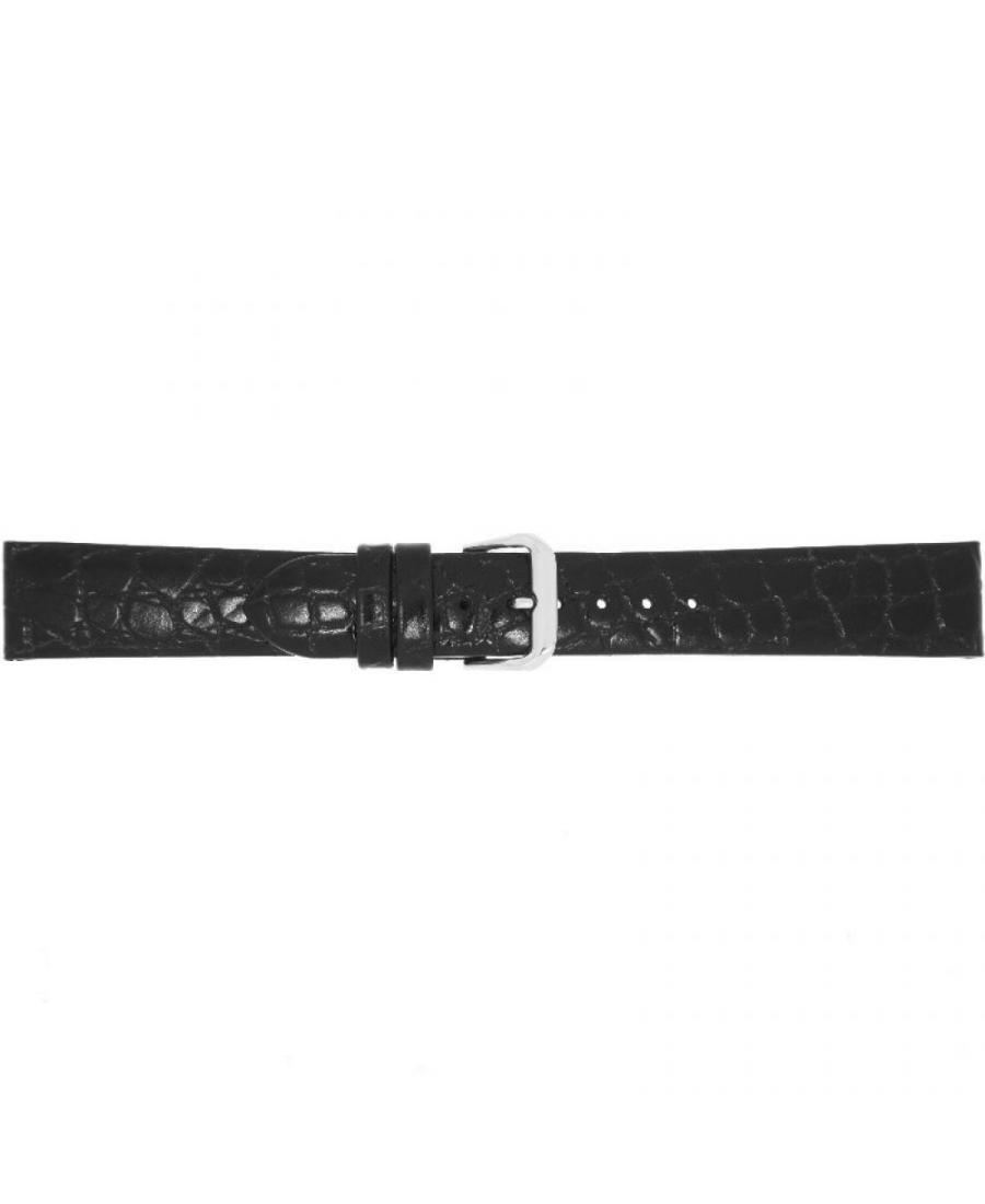 Ремешок для часов CONDOR Croco Grain Watch Strap 244R.01.20.W Кожа Чёрный 20 мм