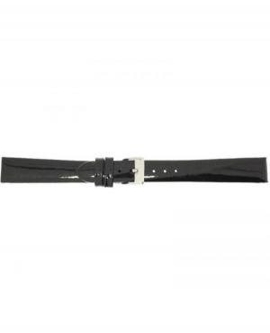 Watch Strap CONDOR Patent Leather 669R.01A.12.W Skóra czarny Skórzany Czarny 12 mm